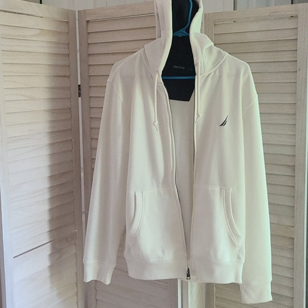 Men's Nautical Zip-up Hooded Jacket